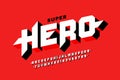 Comics style super hero font