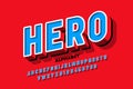 Comics superhero style font