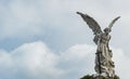Comillas/ Spain - October, 29, 2019. Cemetery guardian angel