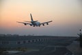 A380 coming into land Royalty Free Stock Photo