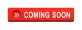 Coming soon button Royalty Free Stock Photo