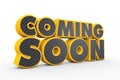 Coming soon Royalty Free Stock Photo