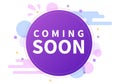 Coming Soon background Vector Illustration. Business Advertising with Sign or Label Design for Sale Serve as a Banner and Poster Royalty Free Stock Photo