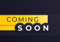 Coming Soon banner Royalty Free Stock Photo