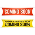 Coming soon banner Royalty Free Stock Photo