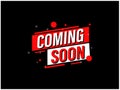 Coming Soon Banner Design Vector Royalty Free Stock Photo