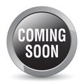 Coming soon button Royalty Free Stock Photo