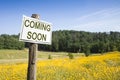 Coming Soon concept Royalty Free Stock Photo