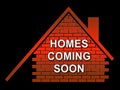 Coming Soon House Shows Upcoming Real Estate Property Available - 3d Illustration Royalty Free Stock Photo