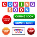 Coming soon Royalty Free Stock Photo