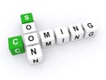 Coming soon sign Royalty Free Stock Photo