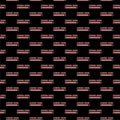 Coming soon sign seamless pattern isolated on black background Royalty Free Stock Photo