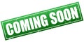 Coming soon stamp Royalty Free Stock Photo