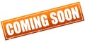 Coming soon stamp Royalty Free Stock Photo