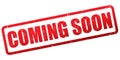 Coming soon stamp Royalty Free Stock Photo