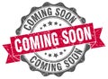 Coming soon stamp Royalty Free Stock Photo