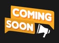 coming soon stay tuned sign Royalty Free Stock Photo