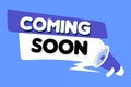 coming soon stay tuned sign Royalty Free Stock Photo