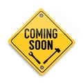Coming soon super quality abstract business poster Royalty Free Stock Photo