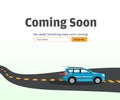 Coming Soon Website Template. Coming Soon Landing Page Design