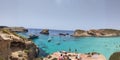 Comino Island boats rocks sea paradise tropical