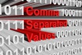 Comma separated values