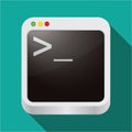 Vector command line Icon.