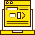 Command Line Vector Icon Design Symbol