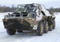 Command and staff vehicle `Kushetka-B` based on the BTR-80 Royalty Free Stock Photo