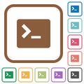 Command terminal simple icons