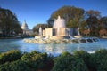 US Capitol and Fountain in Washington DC Royalty Free Stock Photo