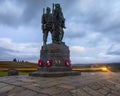 The Commando Memorial in the Scottish Highlands, UK Royalty Free Stock Photo