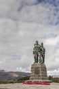 Commando Memorial at Spean Bridge in Scotland. Royalty Free Stock Photo