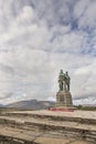 Commando Memorial at Spean Bridge in Scotland. Royalty Free Stock Photo