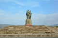 Commando Monument with flowers