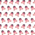 Commando piggy - sticker pattern 03