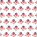 Commando piggy - sticker pattern 25