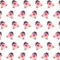 Commando piggy - sticker pattern 33