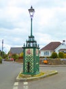 Commemmorative water pump and lamp post