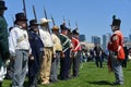 Commemorative ceremonies at Fort York Royalty Free Stock Photo