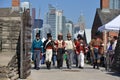 Commemorative ceremonies at Fort York Royalty Free Stock Photo