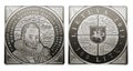 Commemorative circulation 100 litas coin Royalty Free Stock Photo
