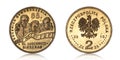 Commemorative coin 65 anniversary of the liberation of Auschwitz concentration camp