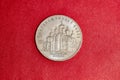 Commemorative coin USSR five rubles with Annunciation Cathedral in Moscow