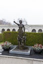 Commemorative funeral statue from Lugano graveyard