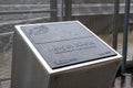 Commemorative plaque on Circuit of Barcelona Catalunya