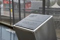 Commemorative plaque on Circuit of Barcelona Catalunya