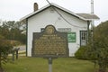 Commemorative plaque reads, Ã¯Â¿Â½President Jimmy CarterÃ¯Â¿Â½ in front of his presidential campaign headquarters in Plains, Georgia