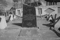 commemorative plaque at the triangulation point of the Struve Arc