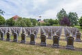 Commemorative tomb stone dedicated to the fallen Belgium troops